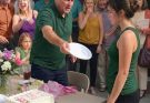 At my mom’s birthday, my stepdad handed me a paper plate and said, “The help eats outside.”